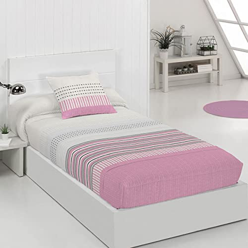 Lanovenanube Verstellbare Steppdecke Bettdecke, Nizza, 120 cm, Rosa Decke