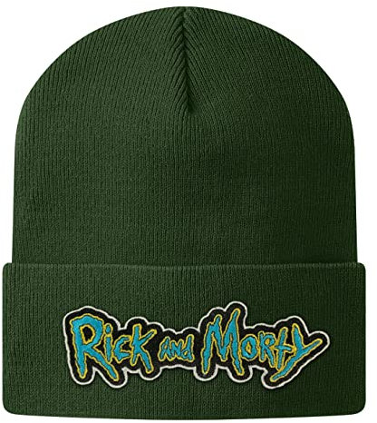 Rick and Morty Offizielles Lizenzprodukt Beanie Beanie (Olive), One Size