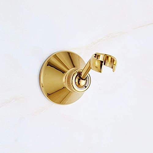 ZLCO Wasserhähne, Gold Take a Shower Duschanzug 59H Kupfer In-Wall Einfache Dusche Badezimmer Drehbarer Wasserhahn Schlauch/Wandhalterung Present