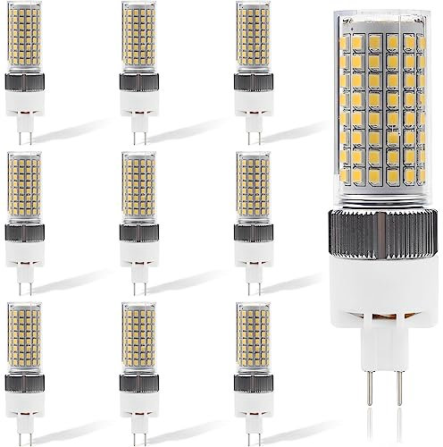 G8.5 LED Glühbirne 16W 1600 Lumen G8.5 Lichtquelle G8.5 Doppelstift LED Birne (160W Halogen Äquivalent) AC 100V-277V, nicht dimmbar (10er Pack) (Warmweiß 3000K)