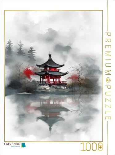 CALVENDO Puzzle Wassertempel | 1000 Teile Lege-Größe 64 x 48 cm Foto-Puzzle für glückliche Stunden