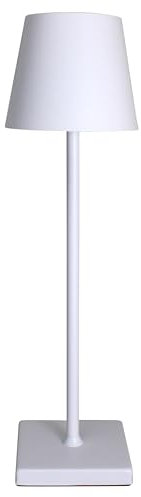 ADOB LED Lampe 2 in 1 Tischlampe und Flaschenlampe in Einem, Farbe Weiss, kabellos, dimmbar, aufladbar USB, zum Aufstecken auf Flaschen oder als Tischleuchte für zu Hause, Restaurants, Hotels, Bars