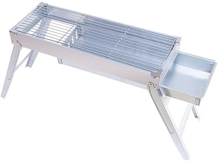 Grand Barbecue d'extérieur au Charbon de Bois Robuste et Portable, Assemblage Facile avec système de Ventilation Double pour la Cuisine en Plein air, Le Camping, Les Voyages, Les Pique-niques, la pl