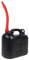 Tidyard Bidon d'essence avec Bec Flexible 3 pcs Noir 10 L Plastique