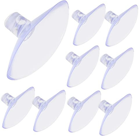 HOOTNEE 80 Stück Transparente Pvc Saugnäpfe für Glas und Fliesen