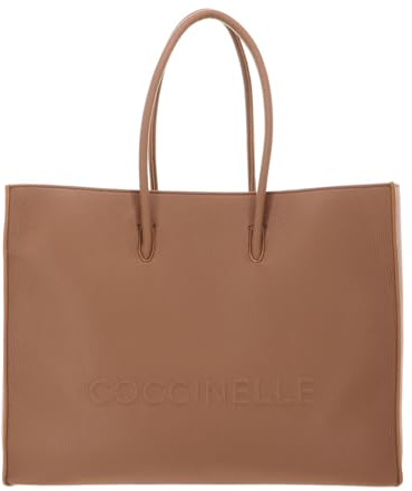 Coccinelle Leder Schultertasche Maxi Log Handbag Grained Leather