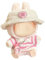 Niedliche Mini Plüsch Puppen Kleidung Outfit nur Bekleidungs zubehör für 17cm Labubu Puppen Pullover Hoodie Kleidung DIY Kinder Geschenke,A