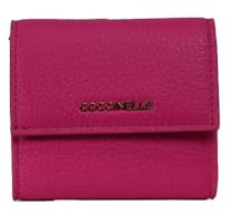 Coccinelle Metallic Soft Wallet Grained Leather New Fucsia