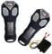 Bamberg Auto Wireless Seilwinde Elektrische Fernsteuerung mit Manuellem Sender-Set 12V 24V ATV Fahrzeug Kit Schwarz Kunststoff für Anhänger