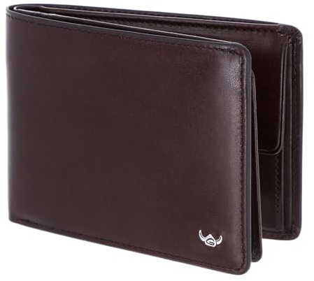 Golden Head Leder Geldbörse Colorado RFID Protect Scheintasche mit Geheimfach 1159 Bordeaux weinrot