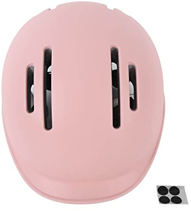 Casque de Cyclisme Casque d'équitation Casque de vélo électrique résistant aux Chocs léger Rembourrage en Mousse EPS pour Hommes Femmes Cyclisme en Plein air Sport Coque PC 57 61 (Rose)