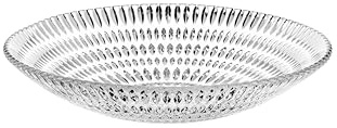 Nachtmann Salatschale Ethno, Große Glasschale für Salate und Obst, Skandinavisches Design, Ø 25 cm, 106615