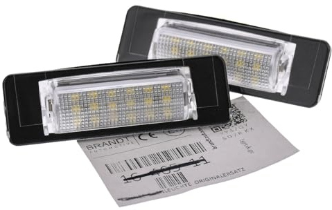 BRANDT AUTOMOTIVE Kennzeichenleuchten LED kompatibel mit Mercedes Benz CLK W 208 A208 C208 C-Klasse W202 E-Klasse W210 Kennzeichenbeleuchtung