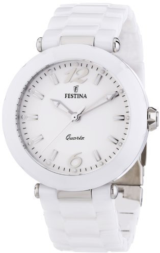 Festina Damen-Armbanduhr Ceramic Analog Quarz Keramik F16640/1