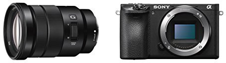 Sony Alpha 6500 APS-C E-Mount Systemkamera (24,2 Megapixel, 7,5 cm (3 Zoll) Touch Display, 5 Achsen-Bildstabilisierung, 425 Phasen AF-Punkte, XGA OLED Sucher, 4K) inkl. SEL-P18105 Objektiv schwarz