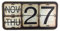 Metall Ewiger Kalender Eisen & PVC Wand Schreibtisch Kalender Flip Distressed Finish für Home Office Decor 15.7x7.9x0.7 zoll