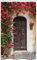 ABAKUHAUS Marocchino Tenda da Doccia Stalla Antica Porta con Fiori, Set per Il Bagno in Tessuto con Ganci, 120 cm x 180 cm, Multi