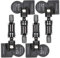 4x RDKS TPMS Reifendrucksensor Reifendruckkontrollsystem Metallventil Schwarz passend für A4C Ducato Boxer Ghibli Levante