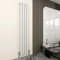 Radiator Horizontal Vertical Designer Flat Panel Central Heating Radiator 1800mm Height (1800x272mm Single, White)