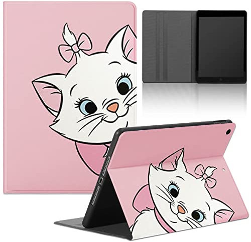 Pnakqil Funda Tablet para Samsung Galaxy Tab A 10.1 2019 (T510,T515) 10,1 Pulgadas Carcasa Folio de Piel PU con Función de Soporte, Suave TPU Trasera Case Protectora para Samsung Tab A 10.1, Gato 3