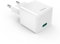 Hama Netzladegerät USB-C 30 W (USB-C-Netzadapter, Schnellladung, PD/Qualcomm®/GaN, Mini-Ladegerät für Laptop Tablet Smartphone PowerBank, iPhone, iPad Pro MacBook Air Samsung Galaxy) weiß