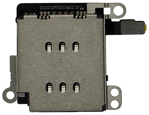 NATEFEMIN Phone Repair Welding Dual SIM Card Slot SIM Card Tray with Cable Reader Flex Cable Replacement Accessories for iPhone XR