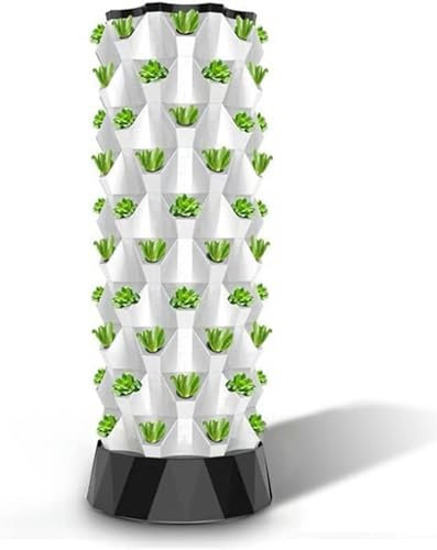 GBHERGXC Hydrokultur-Anbausystem, Hydrokultur-Turm-Anbausystem, Zimmerpflanzen-Wasserkreislauf-Gartenanbausysteme, vertikale Hydrokultur-Ananas-Aeroponik-Turm-Innengarten