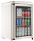 Merax Retro-Mini-Kühlschrank, 78L Getränkekühlschrank, Kühlschrank Klein mit 2 Ablagen, Mini mit Glastür, Minikühlschrank Lautlos für Büro Camping Outdoor, Beige