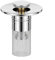 URPIZY Bouchon de lavabo - 28-33 mm - Avec tamis à cheveux - Pour bonde sur le plan de travail - 1 pièce