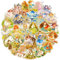Holografische Aufkleber, 30pcs Transparente Scrapbooking Aufkleber, PET Aufkleber Scrapbooking, Hologramm Sticker Kinder, Geeignet für Sammelalben, Fotoalben, Tagebücher, Bastelarbeiten(Fee)