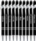 Jolis Papiers - x10 - Stift personalisiert 2 in 1 - Personalisiert Kugelschreiber mit Gravur I Chrom-Metall I Softtouch Feeling I schwarz schreiben I integrierter Stylus