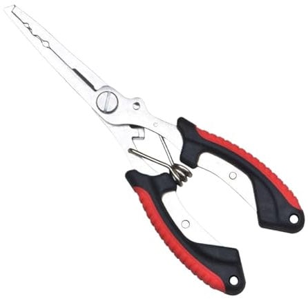 Saltwater Fishing Pliers REPOVER CORCE Fishing Pliers | Mash Fish Tongs with Sheath and Lanyard - Awip Grip, Rust Fishing Speed Accessories for Saltwater and
