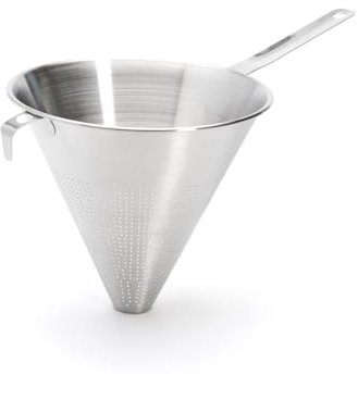 De Buyer - Passe-sauce Chinois en inox perforé - Diamètre 23 cm -, Argent