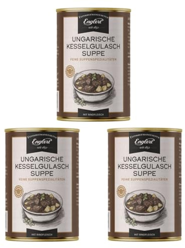 Ungarische Kesselgulaschsuppe 3er-Set Dosen, 1200 milliliter