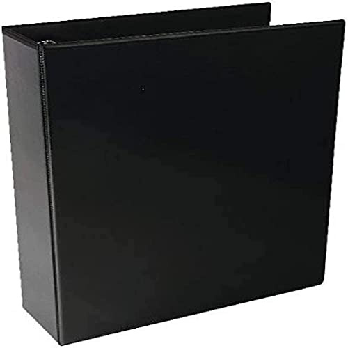 Whitebox 65mm Presentation 4D-Ring Binder - Black