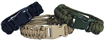 Mil-Tec Taktisches Paracord Uhrenarmband (Oliv/M)