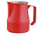 Motta 75cl Stainless Steel Professional Milk Pitcher, 25.4 Fluid Ounce, Red