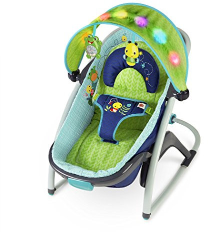 Bright Starts 60487 Light Up Lagoon 2-in-1 Delight und Dream Rocker