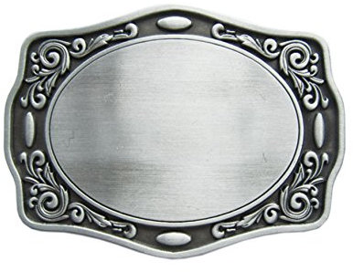 Schnalle123 Gürtelschnalle Western Texas Cowboy Blume 3D Optik für Wechselgürtel Gürtel Schnalle Buckle Modell 110