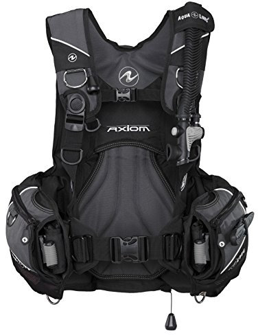 Aqua Lung AXIOM Jacket in Größe S, Schwarz, für Erwachsene, erfahrene Taucher, Unisex-Erwachsene, männlich, Tauchjacket, Jacket