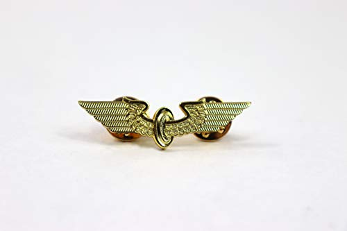 Zunftbedarfde Pin/Anstecker Flügelrad Eisenbahn goldf.