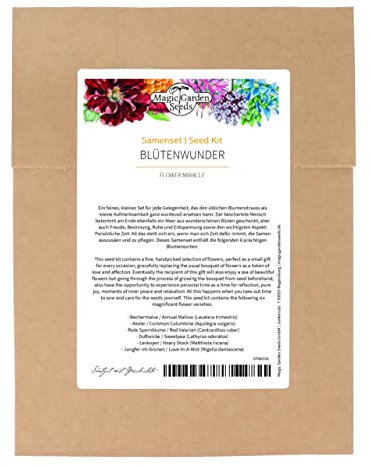 Blütenwunder - Samenset mit 6 prächtigen alten Blumensorten für den Bauerngarten