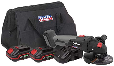Sealey CP20VAGXKIT 20V Brushless Angle Grinder Kit - 2 Batteries