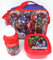 TDL Marvel Avengers Set De Regalo Bolsa Aislante + Botella para Beber + Caja De Almuerzo - Licenciado Oficialmente - Lunch Bag + Sports Bottle + Sandwich Box - Gift Bundle