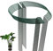 12 Pieces 25 x 40cm Bow Metal Plant Supports Stakes Ring Cage for Garden, Plant Stakes for Roses, Flower, Tomatoes, Peonies, Hydrangeas