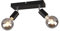 Reality Leuchten Spotbalken Vannes R80182032, Metall Schwarz Matt, Exkl. 2x E27