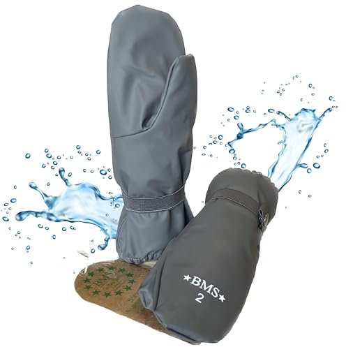 BMS Thermo Buddelhandschuhe mit Fleecefutter (5-8 Jahre, cool Grey)