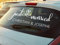 GRAZDesign Autoaufkleber Hochzeit personalisiert mit Namen, Auto-Aufkleber Just Married, weiß (Just Married mit Herzchen)