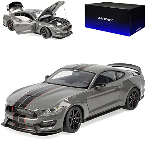 AUTOart Ford Shelby Mustang GT350R Coupe Grau mit Schwarz Ab 2014 72930 1/18 Modell Auto