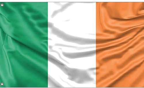 Bandera de Irlanda | Diseño único (90 x 150 cm)